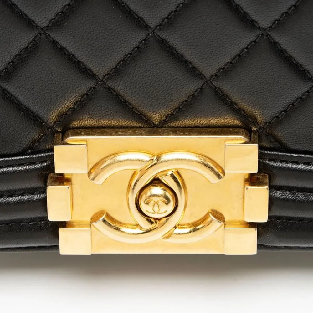 Chanel Lambskin Small Boy Bag